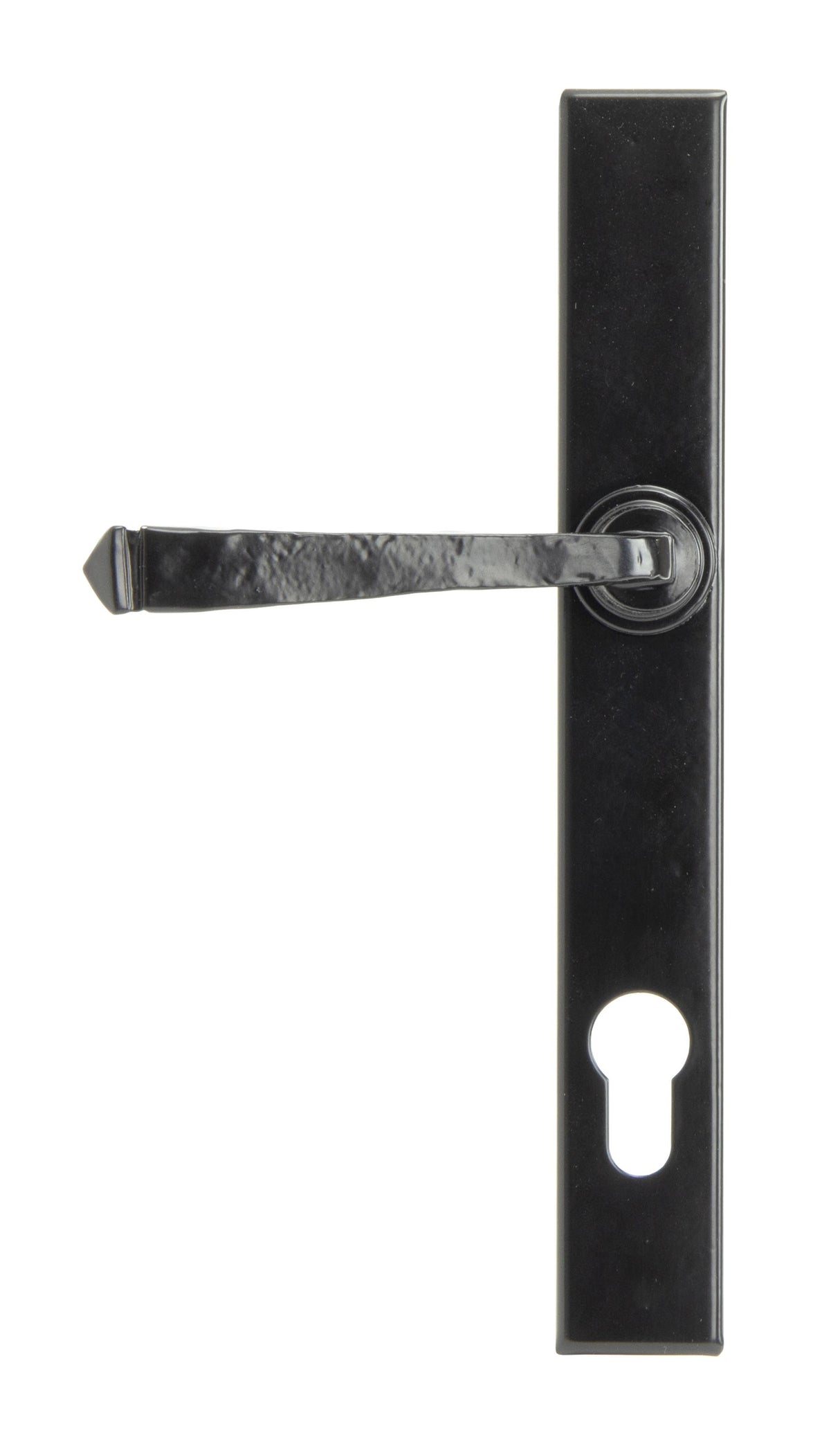 From The Anvil - Black Avon Slimline Lever Espag. Lock Set | Sku. 33033 | Trade Door Handles.