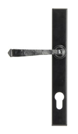 From The Anvil - Black Avon Slimline Lever Espag. Lock Set | Sku. 33033 | Trade Door Handles.