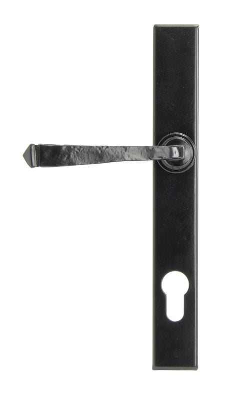 From The Anvil - Black Avon Slimline Lever Espag. Lock Set | Sku. 33033 | Trade Door Handles.