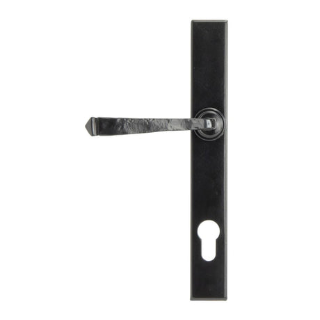 From The Anvil - Black Avon Slimline Lever Espag. Lock Set | Sku. 33033 | Trade Door Handles.