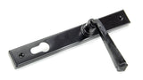 From The Anvil - Black Avon Slimline Lever Espag. Lock Set | Sku. 33033 | Trade Door Handles.