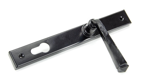 From The Anvil - Black Avon Slimline Lever Espag. Lock Set | Sku. 33033 | Trade Door Handles.