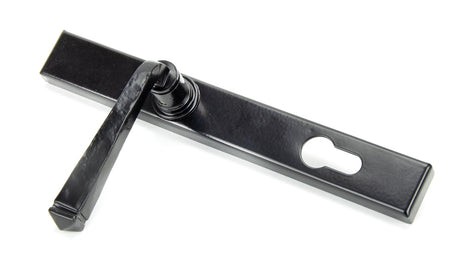 From The Anvil - Black Avon Slimline Lever Espag. Lock Set | Sku. 33033 | Trade Door Handles.