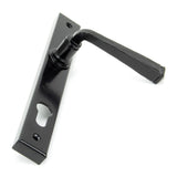 From The Anvil - Black Avon Slimline Lever Espag. Lock Set | Sku. 33033 | Trade Door Handles.