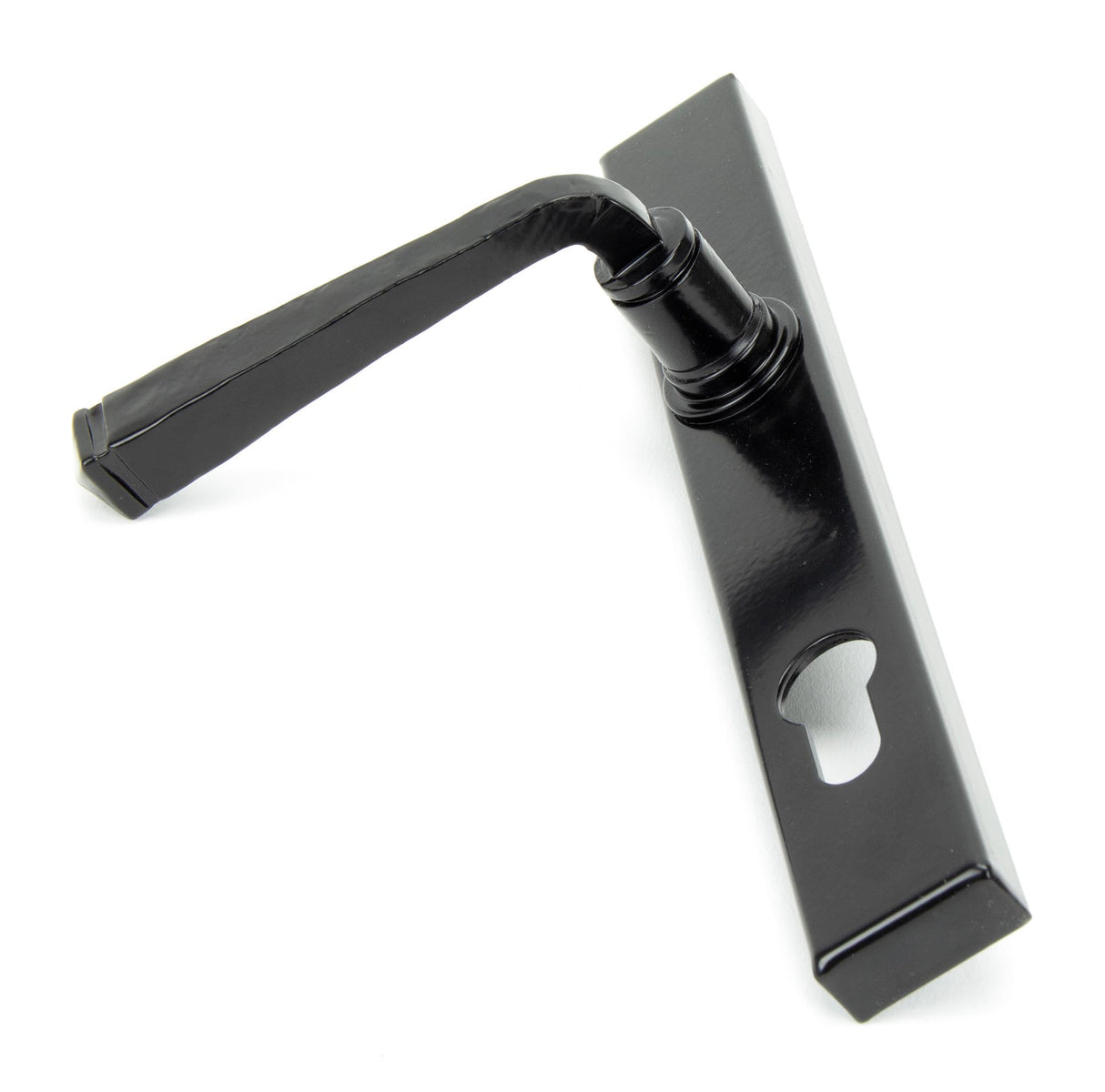 From The Anvil - Black Avon Slimline Lever Espag. Lock Set | Sku. 33033 | Trade Door Handles.
