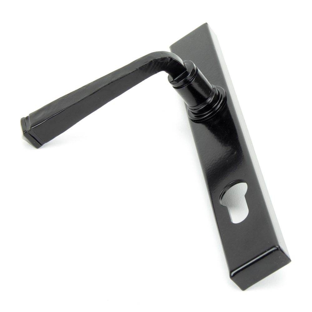 From The Anvil - Black Avon Slimline Lever Espag. Lock Set | Sku. 33033 | Trade Door Handles.