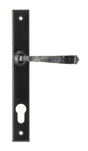 From The Anvil - Black Avon Slimline Lever Espag. Lock Set | Sku. 33033 | Trade Door Handles.