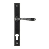 From The Anvil - Black Avon Slimline Lever Espag. Lock Set | Sku. 33033 | Trade Door Handles.
