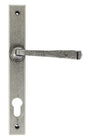 From The Anvil - Pewter Avon Slimline Lever Espag. Lock Set | Sku. 33034 | Trade Door Handles.