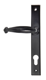 From The Anvil - Black Cottage Slimline Lever Espag. Lock Set | Sku. 33035 | Trade Door Handles.