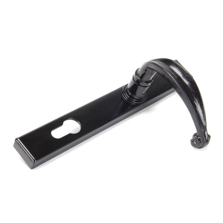 From The Anvil - Black Cottage Slimline Lever Espag. Lock Set | Sku. 33035 | Trade Door Handles.