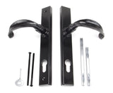 From The Anvil - Black Cottage Slimline Lever Espag. Lock Set | Sku. 33035 | Trade Door Handles.