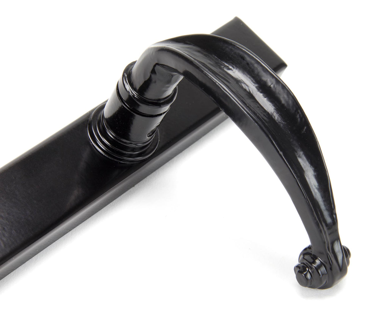 From The Anvil - Black Cottage Slimline Lever Espag. Lock Set | Sku. 33035 | Trade Door Handles.