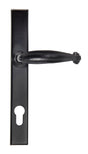 From The Anvil - Black Cottage Slimline Lever Espag. Lock Set | Sku. 33035 | Trade Door Handles.