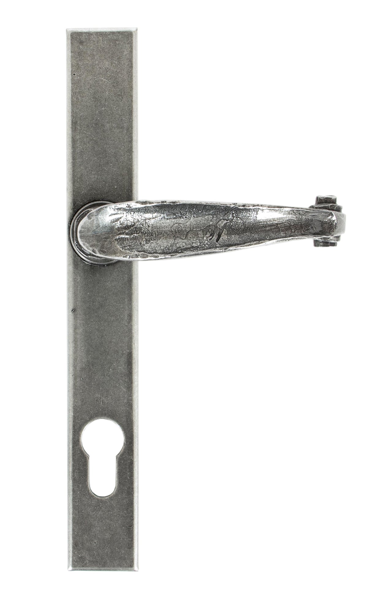 From The Anvil - Pewter Cottage Slimline Lever Espag. Lock Set | Sku. 33036 | Trade Door Handles.
