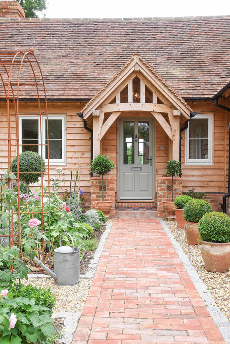 From The Anvil - Pewter Cottage Slimline Lever Espag. Lock Set | Sku. 33036 | Trade Door Handles.