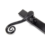 From The Anvil - Black Monkeytail Slimline Lever Espag. Lock Set - LH | Sku. 33037L | Trade Door Handles.