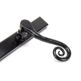 From The Anvil - Black Monkeytail Slimline Lever Espag. Lock Set - RH | Sku. 33037R | Trade Door Handles.