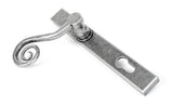 From The Anvil - Pewter Monkeytail Slimline Lever Espag. Lock Set - LH | Sku. 33038L | Trade Door Handles.