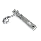 From The Anvil - Pewter Monkeytail Slimline Lever Espag. Lock Set - RH | Sku. 33038R | Trade Door Handles.
