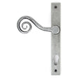 From The Anvil - Pewter Monkeytail Slimline Lever Espag. Lock Set - RH | Sku. 33038R | Trade Door Handles.