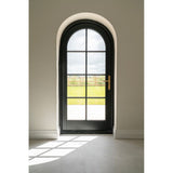 From The Anvil - Aged Brass Reeded Slimline Lever Espag. Lock Set | Sku. 33039 | Trade Door Handles.