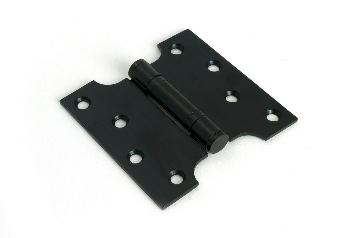 From The Anvil - Black 4" x 2" x 4" Parliament Hinge (pair) ss | Sku. 33043 | Trade Door Handles.