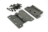 From The Anvil - Pewter 4" x 2" x 4" Parliament Hinge (pair) ss | Sku. 33044 | Trade Door Handles.