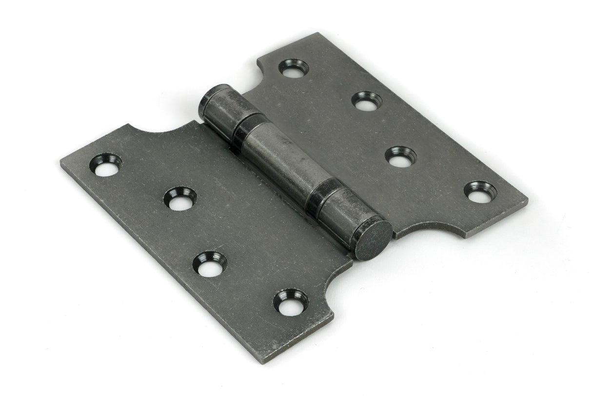 From The Anvil - Pewter 4" x 2" x 4" Parliament Hinge (pair) ss | Sku. 33044 | Trade Door Handles.