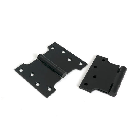 From The Anvil - Black 4" x 3" x 5" Parliament Hinge (pair) ss | Sku. 33045 | Trade Door Handles.