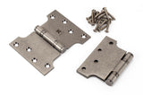 From The Anvil - Pewter 4" x 3" x 5" Parliament Hinge (pair) ss | Sku. 33046 | Trade Door Handles.