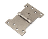 From The Anvil - Pewter 4" x 4" x 6" Parliament Hinge (pair) ss | Sku. 33048 | Trade Door Handles.