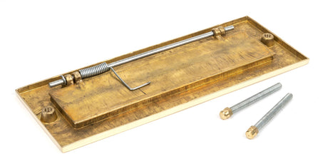 From The Anvil - Polished Brass Small Letter Plate | Sku. 33060 | Trade Door Handles.