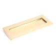 From The Anvil - Polished Brass Small Letter Plate | Sku. 33060 | Trade Door Handles.