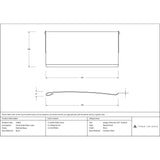 From The Anvil - Polished Brass Small Letter Plate Cover | Sku. 33061 | Trade Door Handles.