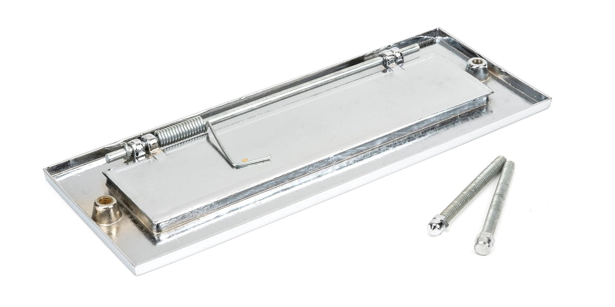 From The Anvil - Polished Chrome Small Letter Plate | Sku. 33062 | Trade Door Handles.