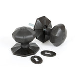 From The Anvil - Beeswax Large Octagonal Mortice/Rim Knob Set | Sku. 33064 | Trade Door Handles.