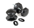 From The Anvil - Black Large Octagonal Mortice/Rim Knob Set | Sku. 33065 | Trade Door Handles.