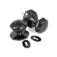 From The Anvil - Black Large Octagonal Mortice/Rim Knob Set | Sku. 33065 | Trade Door Handles.
