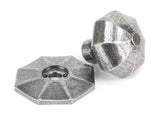 From The Anvil - Pewter Large Octagonal Mortice/Rim Knob Set | Sku. 33066 | Trade Door Handles.