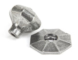 From The Anvil - Pewter Large Octagonal Mortice/Rim Knob Set | Sku. 33066 | Trade Door Handles.
