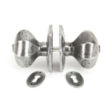 From The Anvil - Pewter Large Octagonal Mortice/Rim Knob Set | Sku. 33066 | Trade Door Handles.