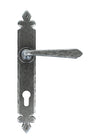 From The Anvil - Pewter Cromwell Lever Espag. Lock Set | Sku. 33068 | Trade Door Handles.