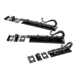 From The Anvil - Black 4" Shepherd's Crook Universal Bolt | Sku. 33072 | Trade Door Handles.