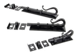 From The Anvil - Black 6" Shepherd's Crook Universal Bolt | Sku. 33073 | Trade Door Handles.