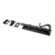 From The Anvil - Black 6" Shepherd's Crook Universal Bolt | Sku. 33073 | Trade Door Handles.