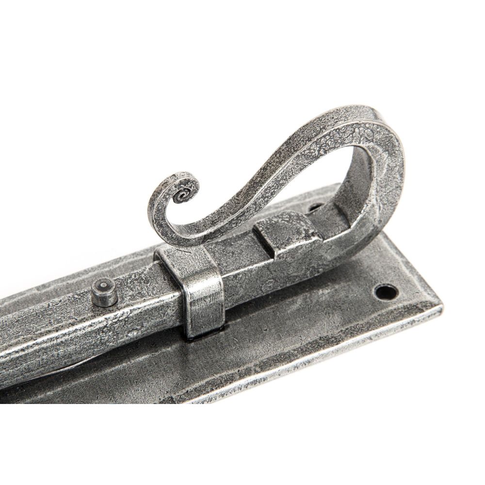 From The Anvil - Pewter 4" Shepherd's Crook Universal Bolt | Sku. 33075 | Trade Door Handles.