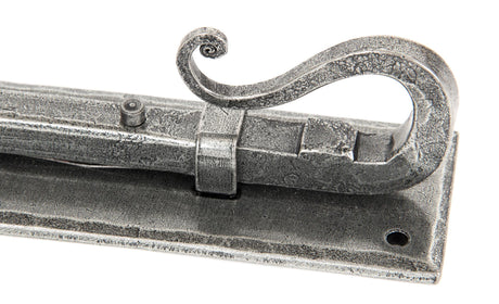 From The Anvil - Pewter 4" Shepherd's Crook Universal Bolt | Sku. 33075 | Trade Door Handles.