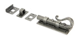 From The Anvil - Pewter 4" Shepherd's Crook Universal Bolt | Sku. 33075 | Trade Door Handles.