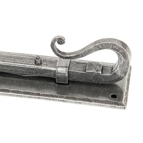 From The Anvil - Pewter 6" Shepherd's Crook Universal Bolt | Sku. 33076 | Trade Door Handles.